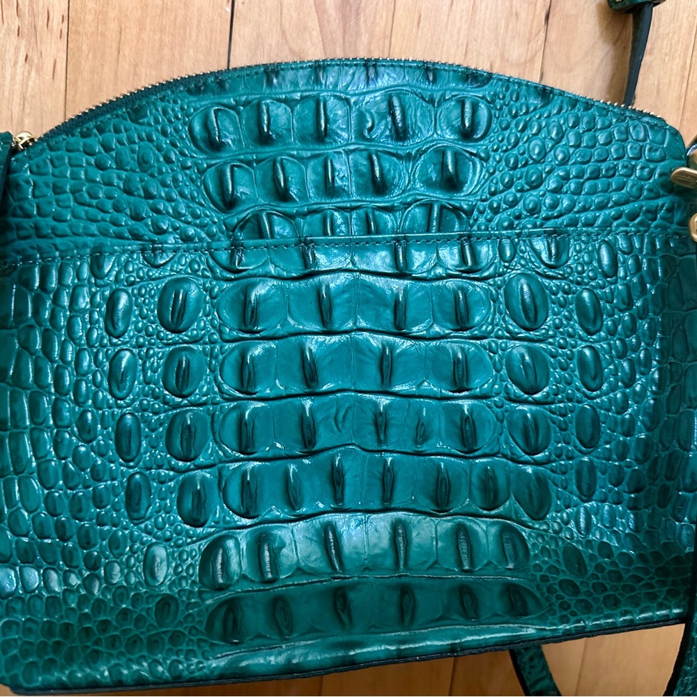 Brahmin Crocodile-Embossed Shoulder Bag - Picture 9 of 9